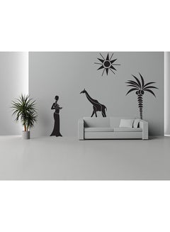 Wildlife Design Wall Sticker Black 90x70cm - v1547818128/N20470129A_1