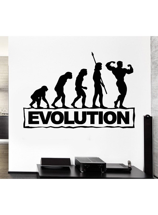 Spoil Your Wall Evolution Printed Wall Sticker Black 90x60cm