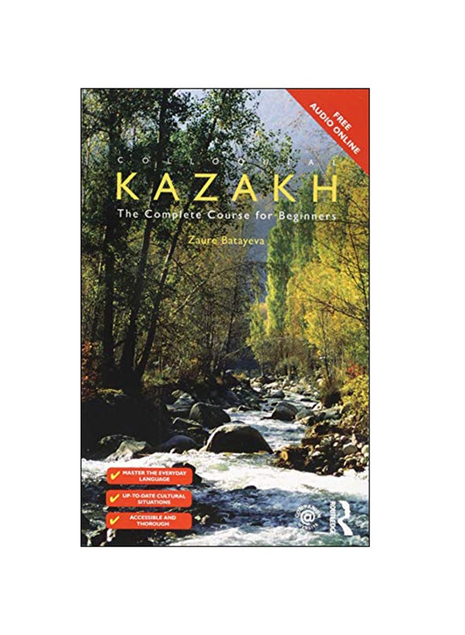 Colloquial Kazakh Paperback English by Zaure Batayeva - 2015 