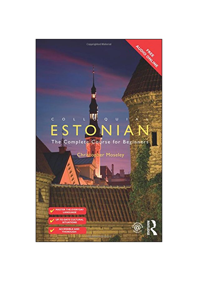 Colloquial Estonian Paperback English by Christopher Moseley - 2015 