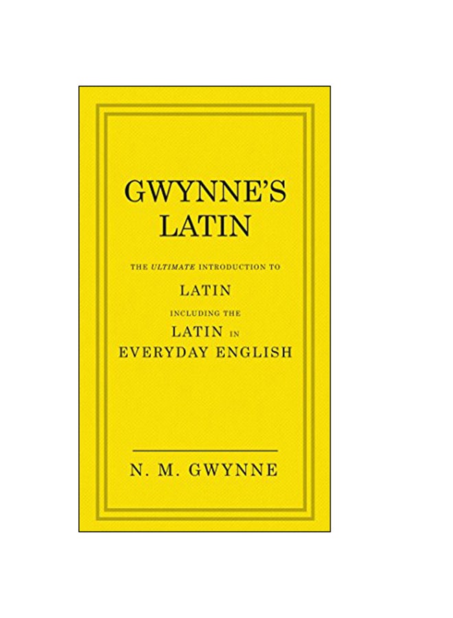 Gwynne's Latin Hardcover English by N M Gwynne - 2014