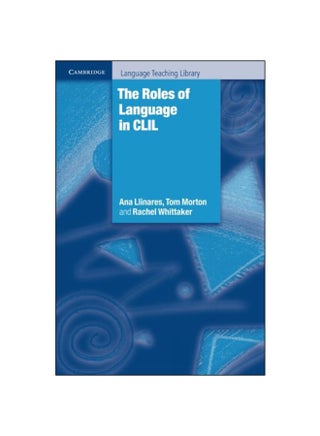 The Roles of Language in Clil Paperback English by Ana Llinares - 2012 - v1547822300/N20340736A_1