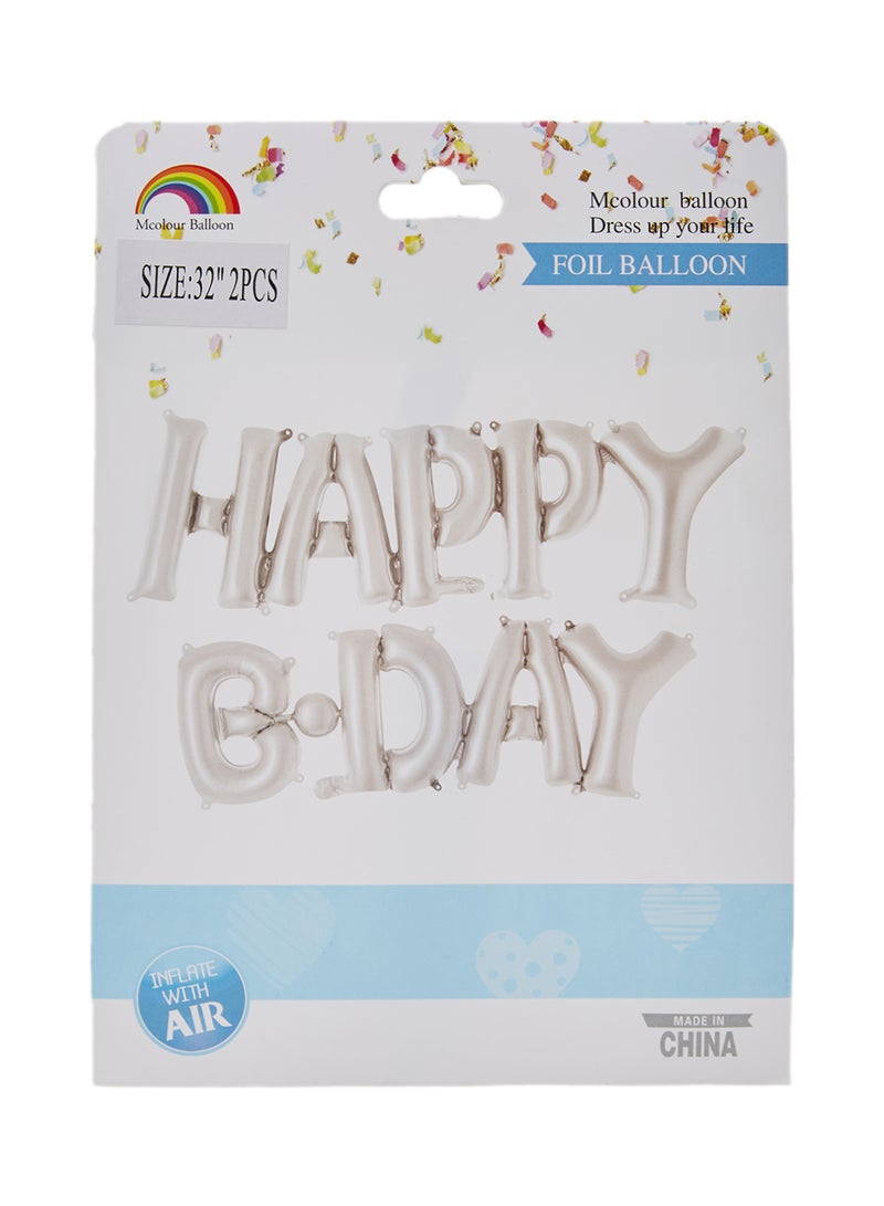 Mcolour Balloon 2-Piece Decorative Foil Balloon Set 32inch