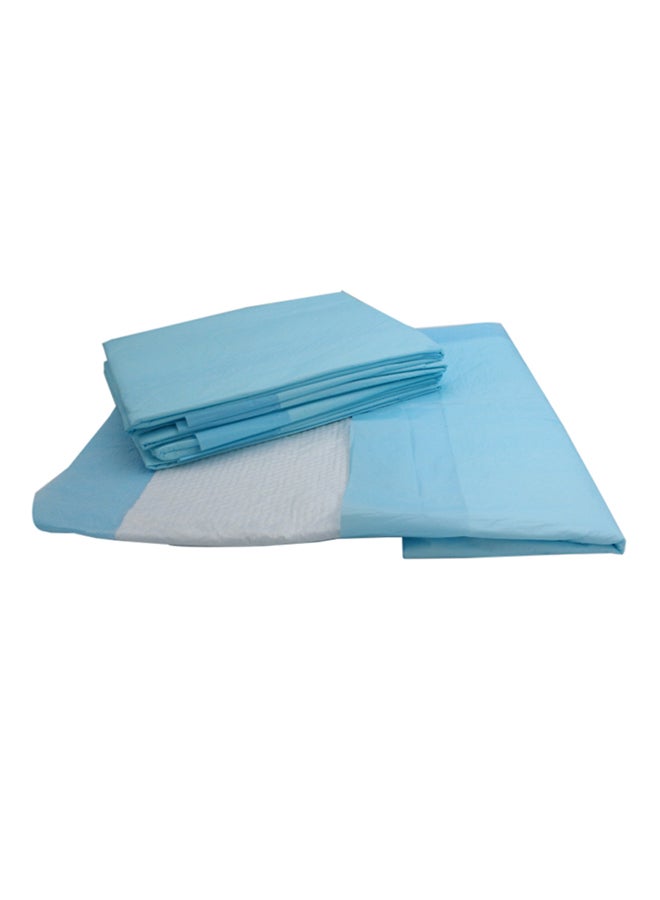BLUE LEAVES 15-Piece Disposable Underpads Blue 60x90 cm  - Image 2