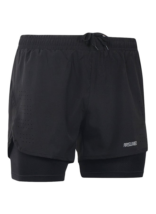Arsuxeo Running Shorts Black - Image 1