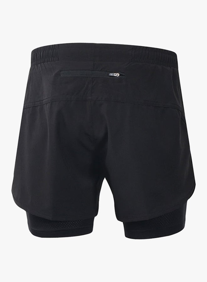 Arsuxeo Running Shorts Black - Image 2