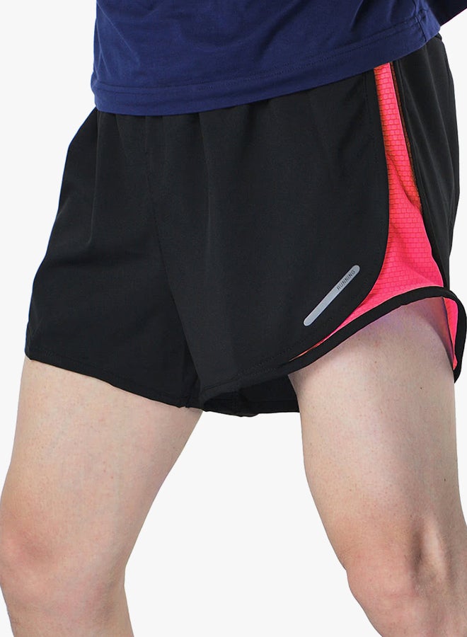 Generic Arsuxeo Running Shorts Black/Red  - Image 2