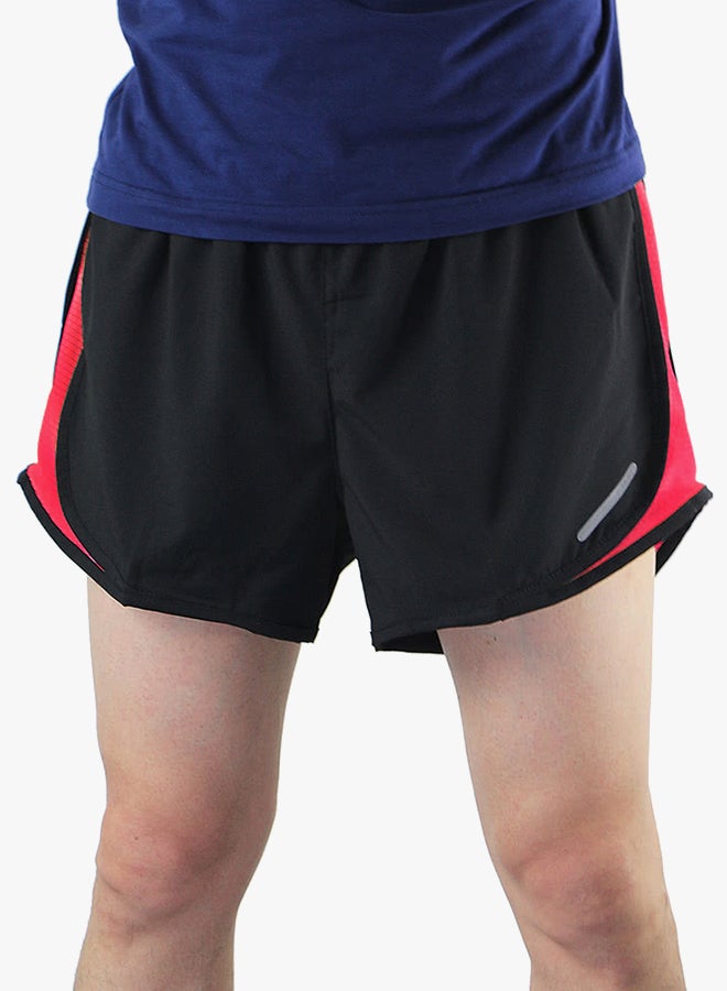 Generic Arsuxeo Running Shorts Black/Red  - Image 3
