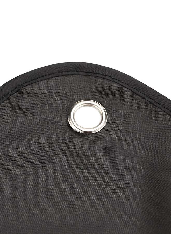 Beard Shaving Apron With Two Suction Cups Black 39grams - Image 4