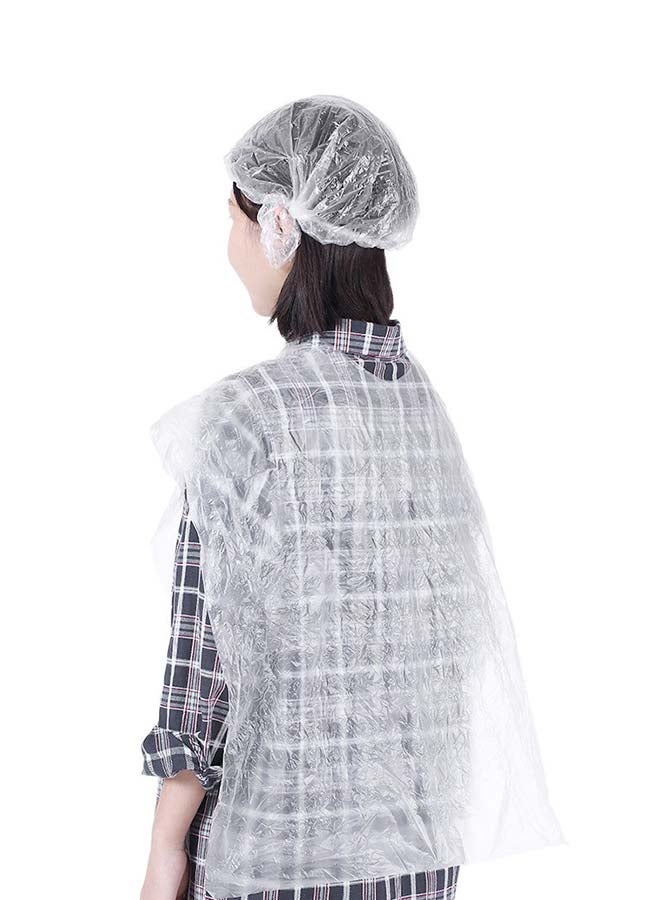 عبوة مكونة من 4 أدوات بلاستيكية للاستخدام مرة واحدة عند صبغ الشعر شفاف - Image 2