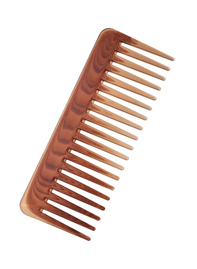 Generic Wide Teeth Hair Comb Brown 25grams  - Image 1