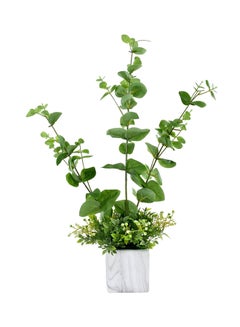 Yatai Artificial Plants With Ceramic Pot Green 10x63centimeter  - Image 1