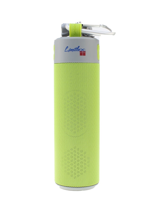 LIMITLESS Extendable Selfie Stick With Wireless Bluetooth Speaker And Power Bank Green/Grey  - Image 1