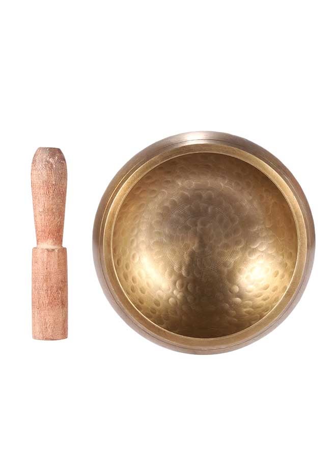 Tibetan Singing Bowl With Striker - Image 1