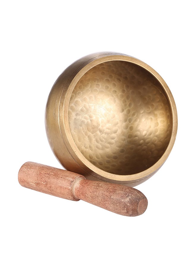 Tibetan Singing Bowl With Striker - Image 2
