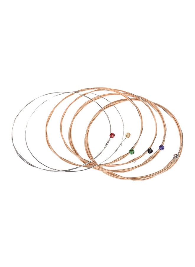 Generic 6-Piece Acoustic Folk Guitar String Set (.011-.052 Inch)  - Image 1