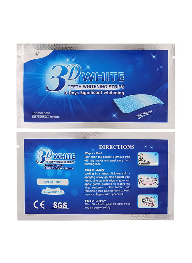 طقم شرائط تبييض الاسنان من 28 قطعة أبيض - Image 5