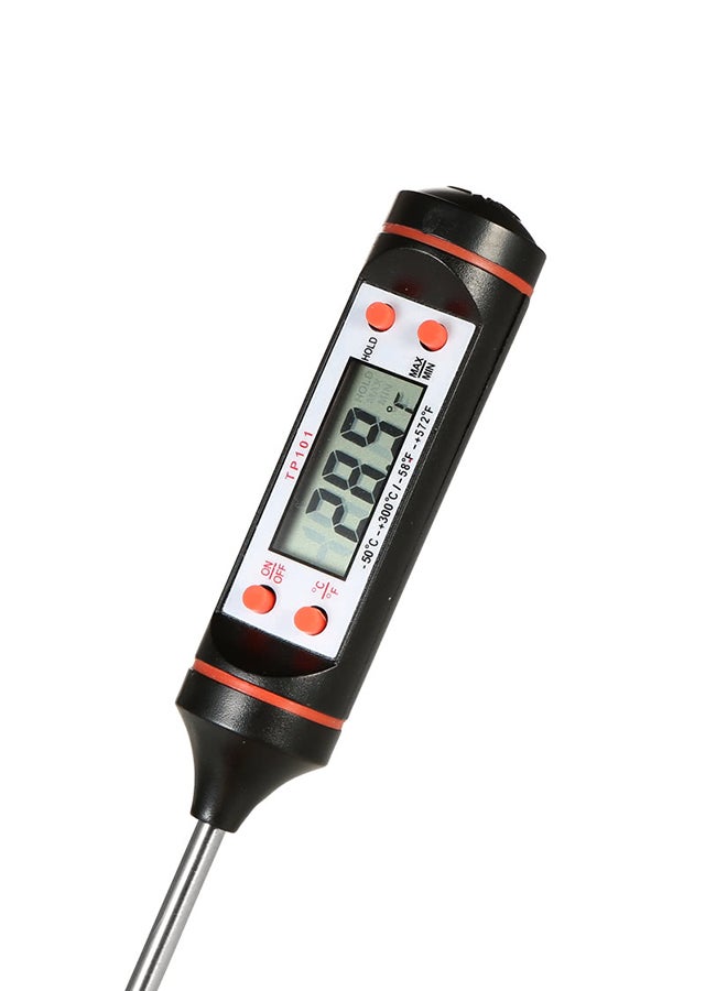 Generic - Digital Food Temperature Thermometer Black/Silver - Image 1