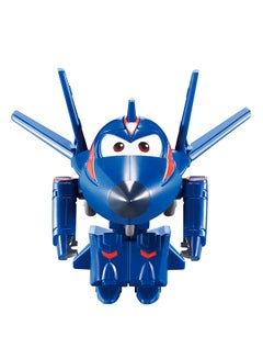 Super Wings Transforming Plane Agent Chase Blue