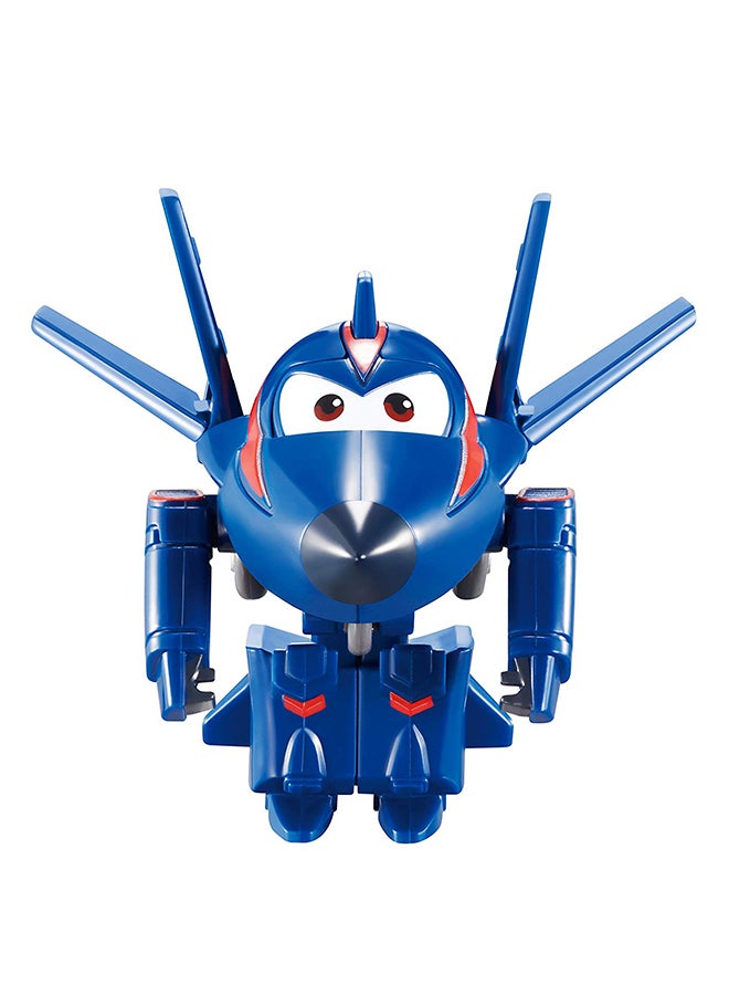 Auldey - Super Wings Transforming Plane Agent Chase Blue - Image 1