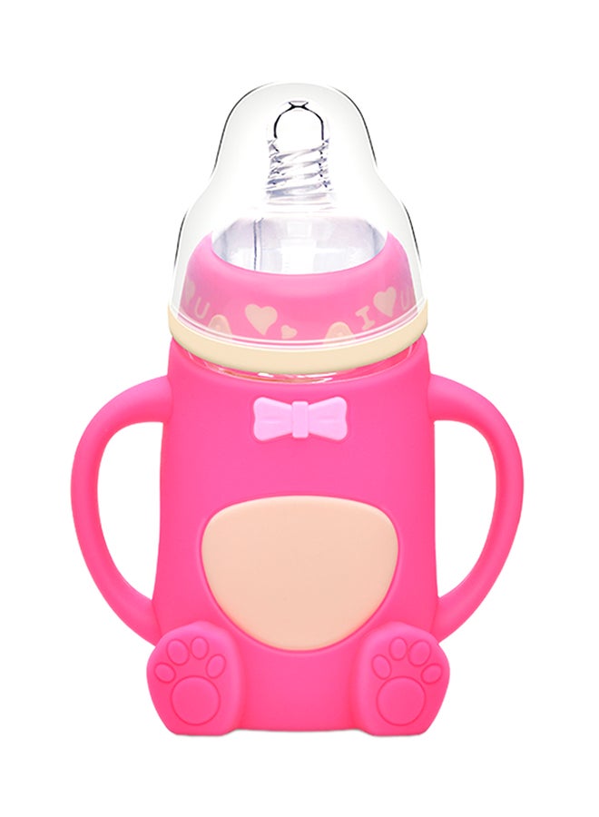 Glass Anti-Colic Drop Resistance Feeding Bottle 240ml - Image 1