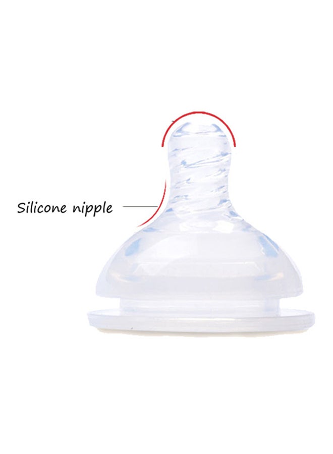 Glass Anti-Colic Drop Resistance Feeding Bottle 240ml - Image 2