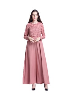 Round Neck Maxi Dress Pink - v1548058238/N20135798V_1