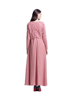 Round Neck Maxi Dress Pink - v1548058238/N20135798V_2