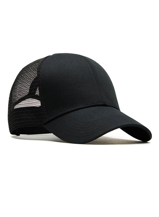 Sharpdo - Breathable Net Baseball Cap Black - Image 1