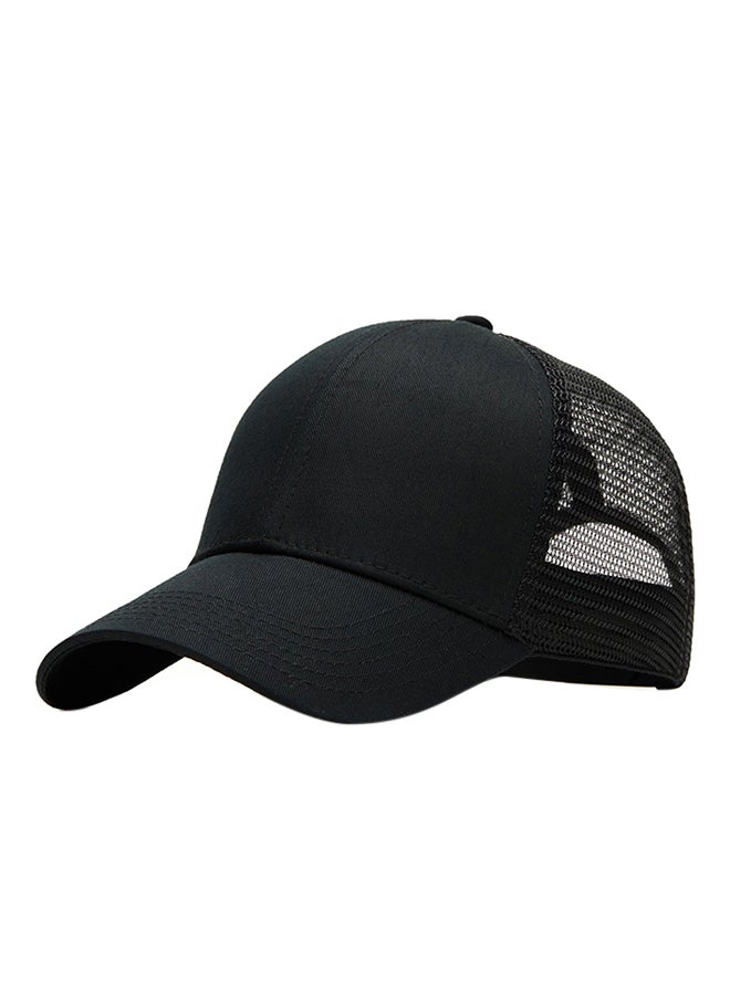 Sharpdo - Breathable Net Baseball Cap Black - Image 1