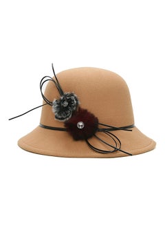 Bucket Hat Camel/Brown/Black