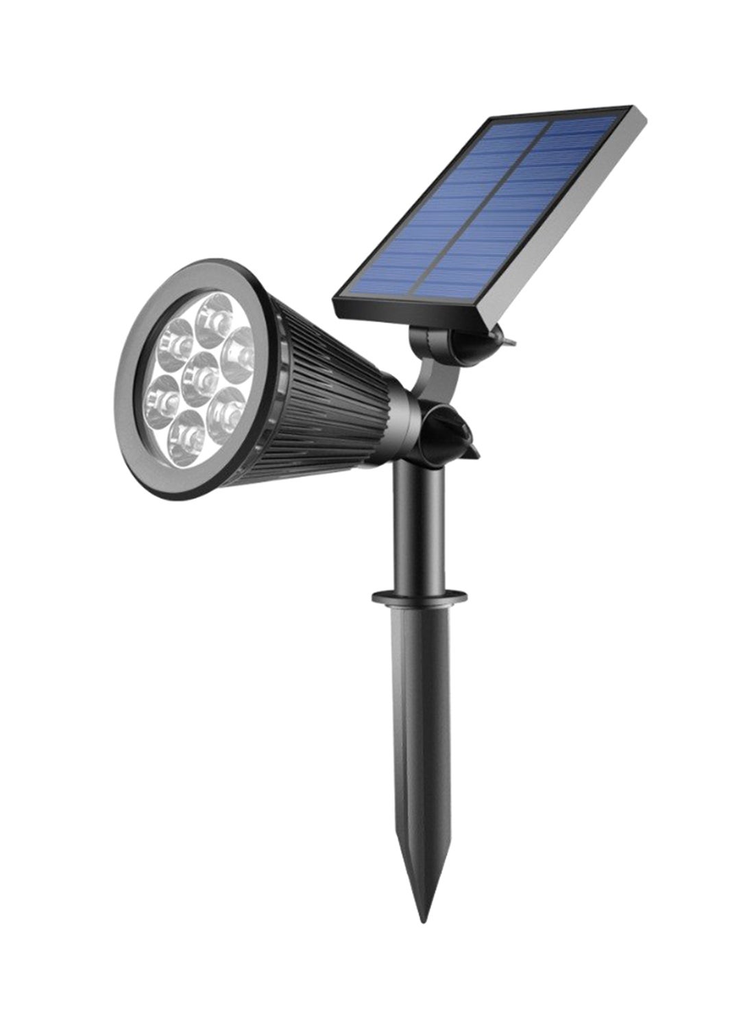 Generic 7 LED Solar Power Landscape Lighting White 3.7x8.3x3.7inch ...