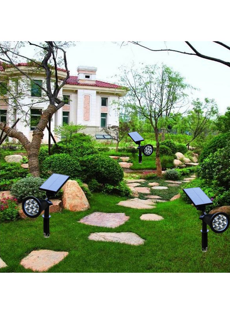 7 LED Lawn Spotlight Color Changing Landscape Lighting Black 3.7x8.3x3.7inch - Image 2