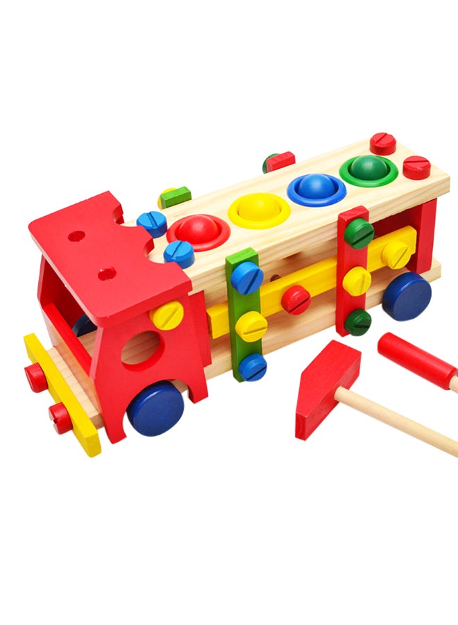 مجموعة لعبة تجميع عربة شاحنة خشبية - Image 1