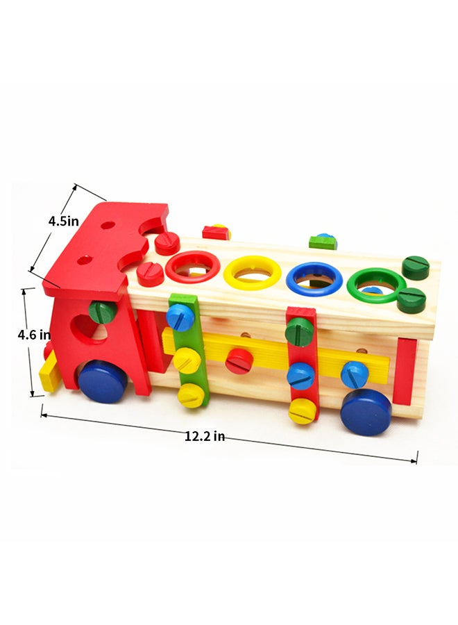 مجموعة لعبة تجميع عربة شاحنة خشبية - Image 3