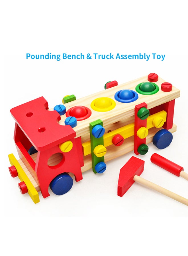 مجموعة لعبة تجميع عربة شاحنة خشبية - Image 5