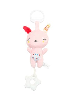Rabbit Design Stroller Toy With Teether