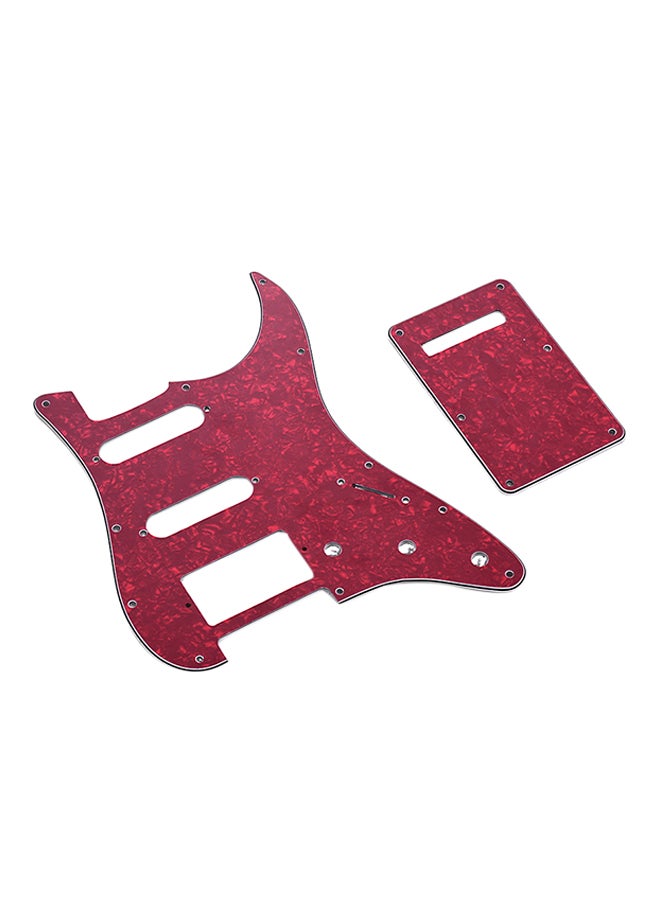 SSH Guitar Pickguard Set With Back Plate Screws PVC Pick Guard For American ST Electric Guitars