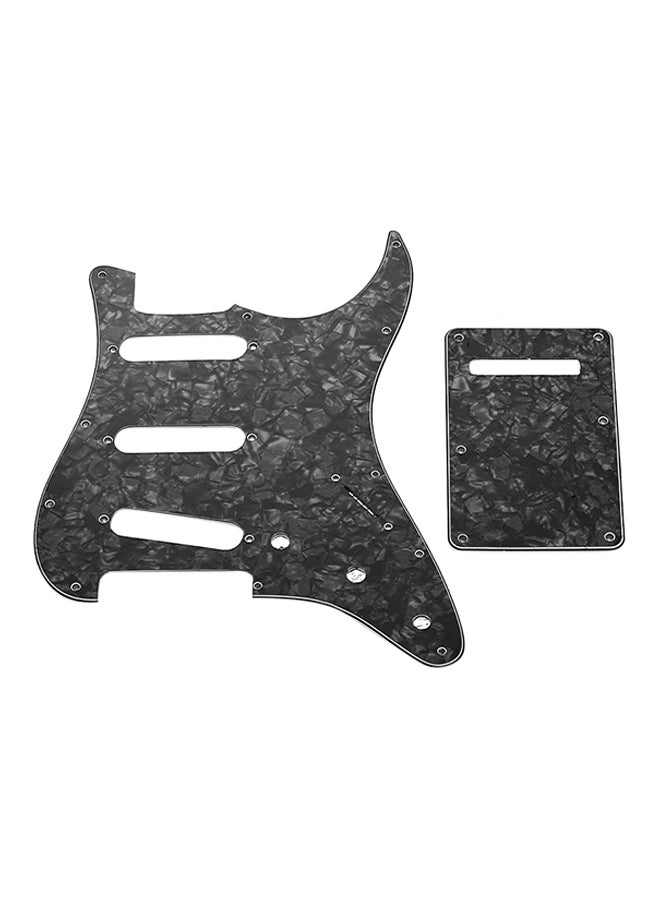 SSS Electric Guitar Pickguard Set With Back Plate Screws Pick Guard For American ST Style Guitars