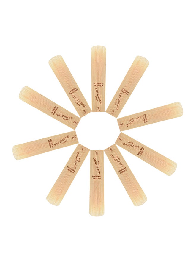 10-Piece Normal Saxophone Reeds  - Image 2