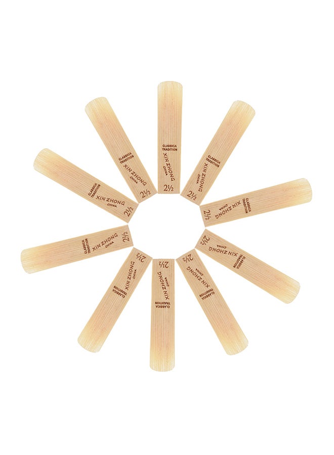 10-Piece Normal Saxophone Reeds  - Image 1