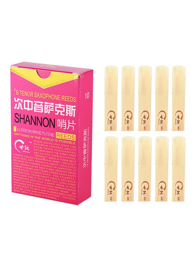 10-Piece Elementary Bb Tenor Saxophone Reeds  - Image 5