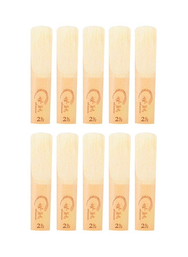 10-Piece Professional Eb Alto Saxophone Reeds  - Image 1