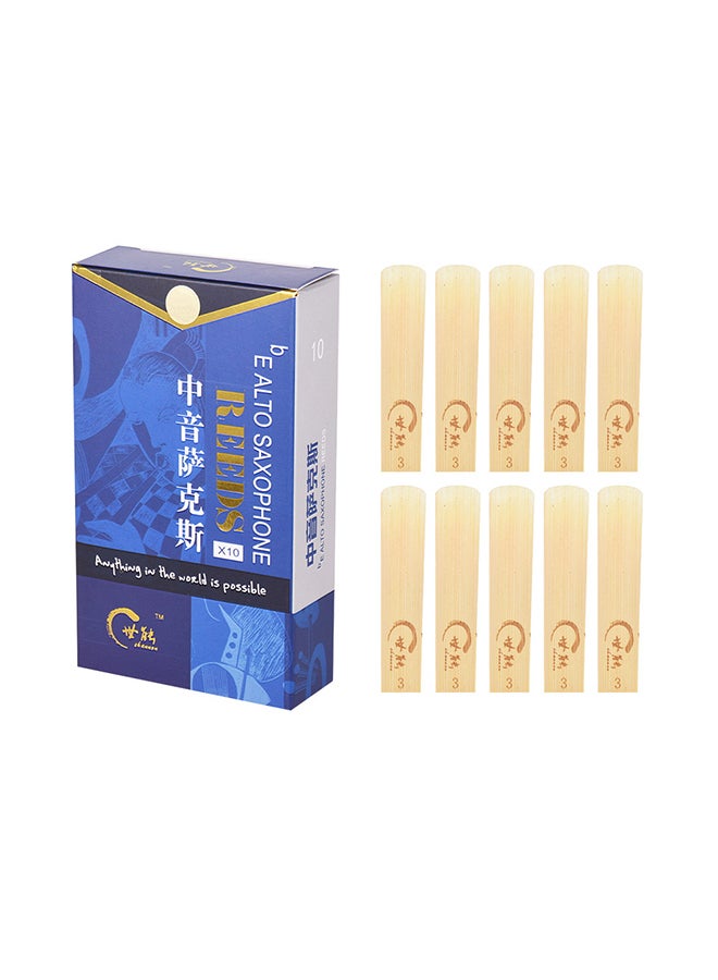 10-Piece Classic Eb Alto Saxophone Reeds  - Image 3