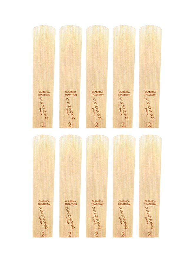 10-In-1 G Alto Saxophone Reeds  - Image 2