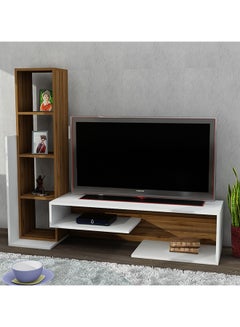 sahaba Bend TV Unit White/Brown  - Image 1