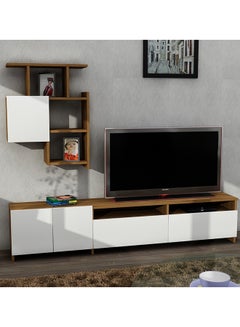 sahaba Mariposa TV Unit White/Brown  - Image 1