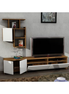 sahaba Mariposa TV Unit White/Brown  - Image 2