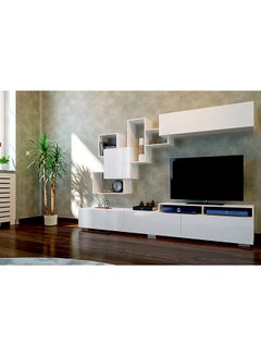 sahaba Elite Tv Unit White 68kg  - Image 1