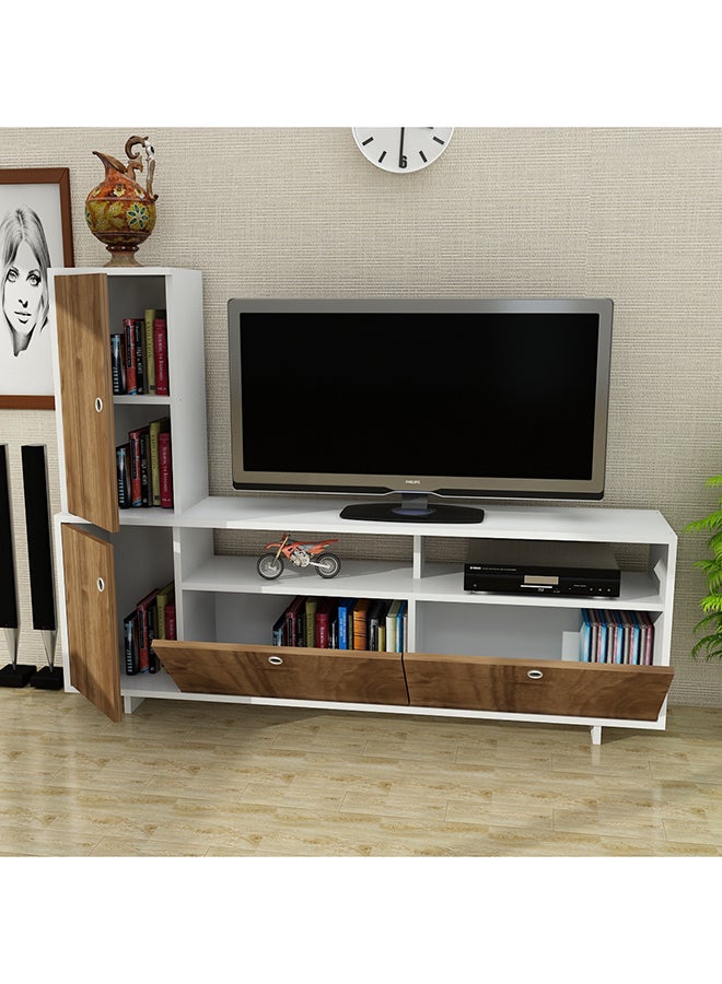 sahaba Jasper Tv Unit Brown/White 35kg  - Image 2